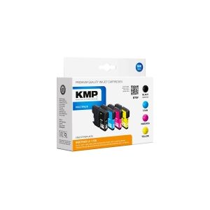 KMP MULTIPACK B78V - 4 pakker - sort, gul, cyan, magenta - kompatibel - boks - blækpatron - for Brother DCP-6690CW, MFC-5890CN, MFC-5895CW, MFC-6490CW, MFC-6890CDW