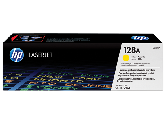 HP CE322A Y Gul Lasertoner, Original