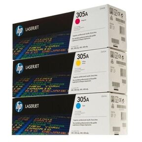 HP 312A Lasertoner combo pack 3 stk - CMY CF381A /CF382A/ CF383A Original - 12000 sider