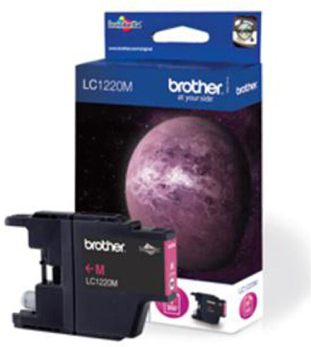 Brother LC1200 M blækpatron - Original - Magenta 6 ml