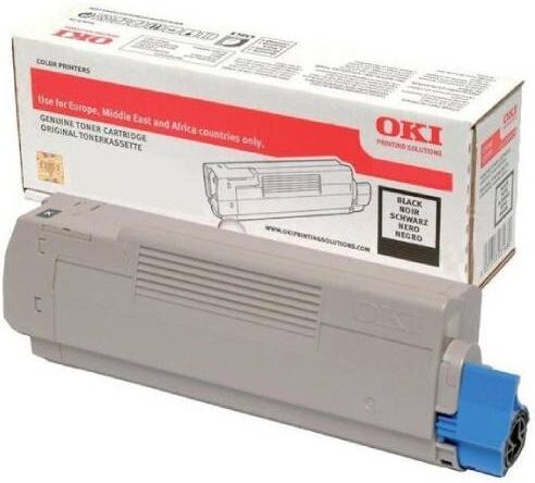 Oki C 532/MC 573 BK lasertoner - 46490404 Original - Sort 1500 sider