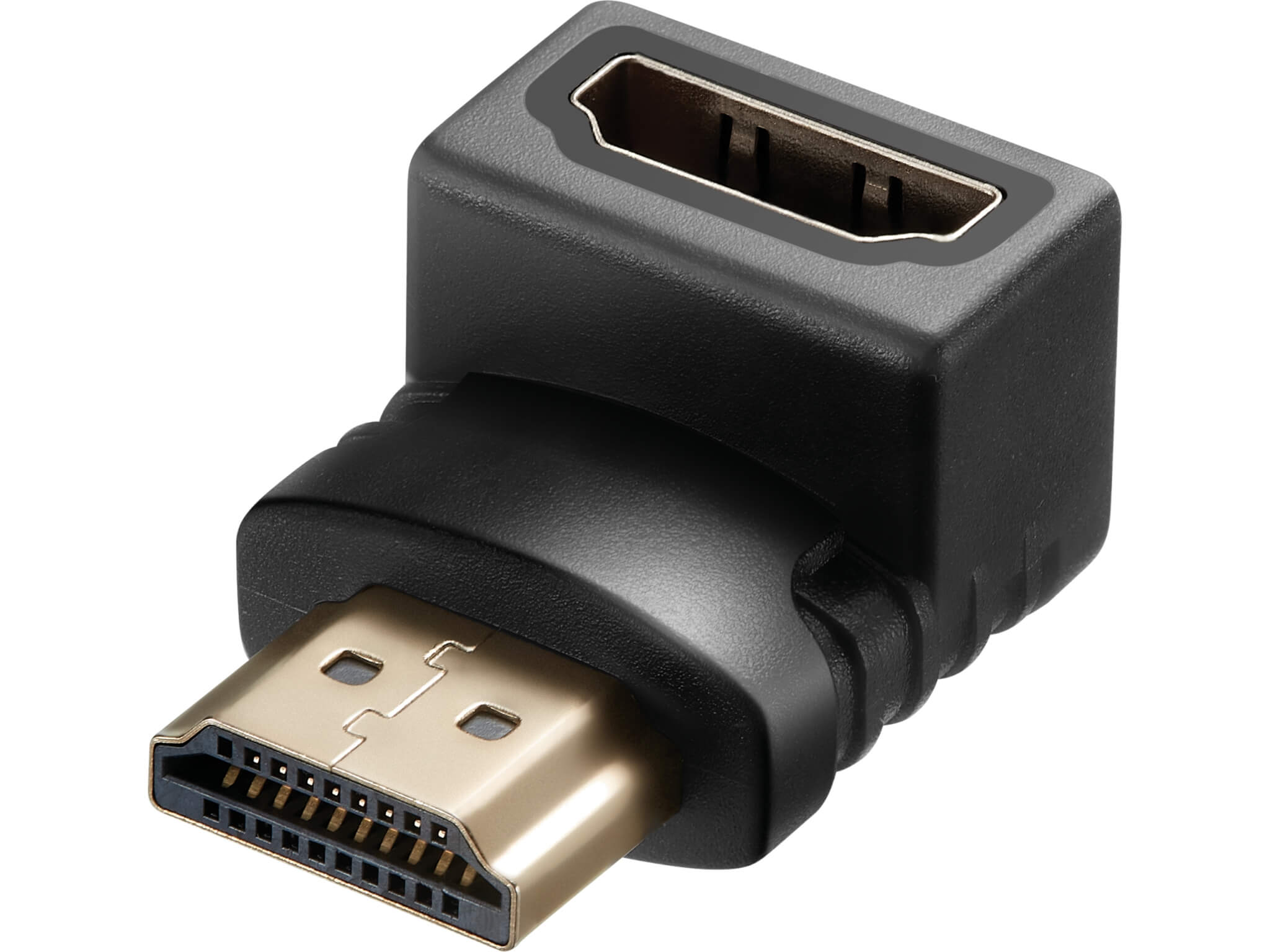 Sandberg HDMI kabel 2.0 vinklet adapterstik