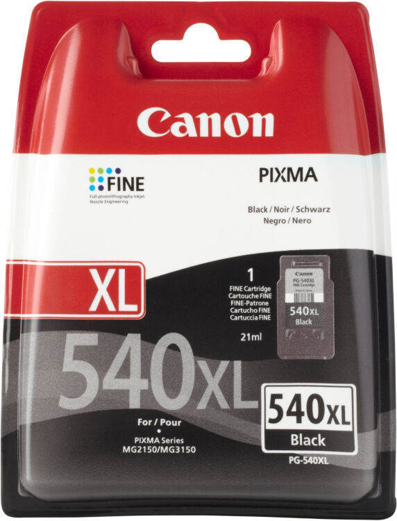 Canon PG 540 XL BK (5222B005) sort blækpatron, Original