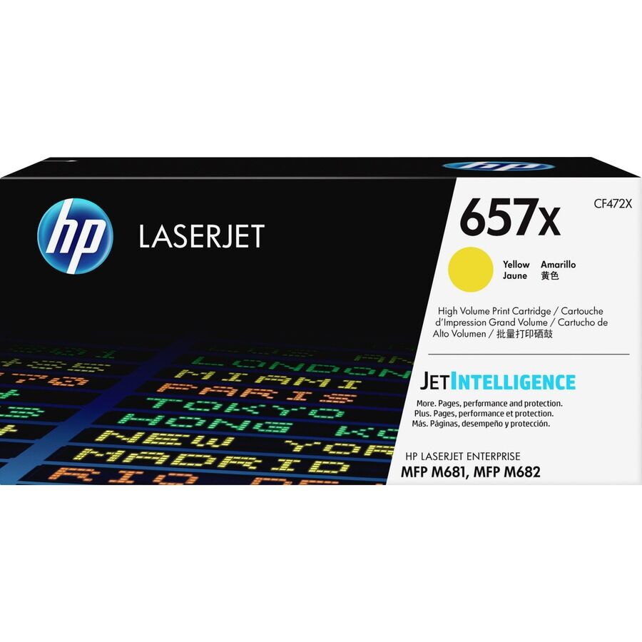 HP 657X Y Toner - CF472X Original - Gul 23000 sider