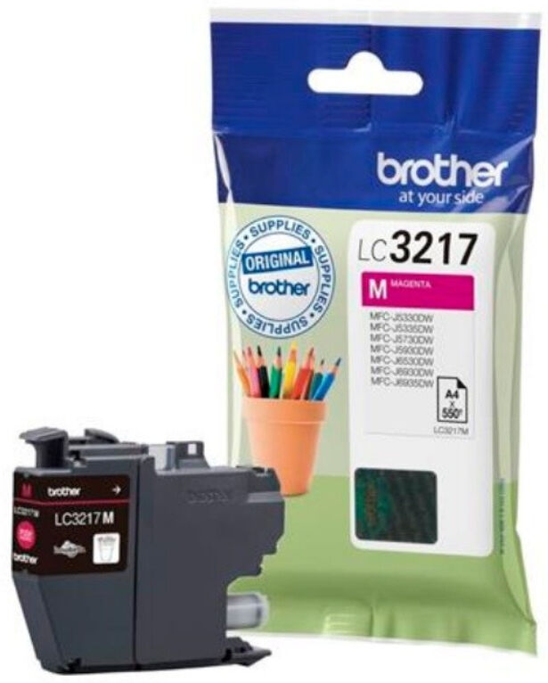 Brother LC3217M blækpatron - Original - Magenta 11 ml