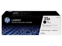 HP 35A Lasertoner combo pack 2 stk - CB435AD Original - Sort 3000 sider
