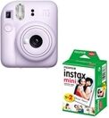 Fujifilm instax mini 12 Lila Pack cámara + Papel foto