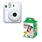 Fujifilm instax mini 12 Blanca Pack cámara + Papel foto