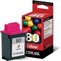 80 Cartucho de tinta (Lexmark 12A1980) color