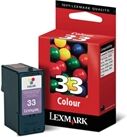 33 Cartucho de tinta (Lexmark 18CX033) color