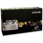 Lexmark X746A1YG toner Amarillo