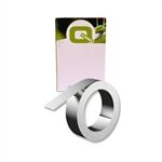 Q-Nomic 35800 (S0720180) Rhino cinta adhesiva plateada de aluminio 12mm