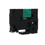 Q-Nomic TZe-731 cinta 12mm texto negro sobre verde (8M)