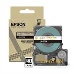 Epson LK-6TKN cinta dorada sobre metalizado transparente 24mm