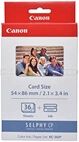 Canon KC-36IP Cartucho de Tinta + Papel Fotográfico Tarjeta 86x54mm (36u.)