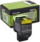 Lexmark 802Y (80C20Y0) toner amarillo