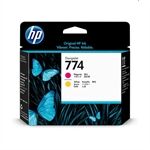 HP 774 Cabezal impresión magenta y amarillo (P2V99A)