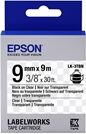 Epson LK-3TBN cinta negro sobre transparente 9mm (C53S653004)