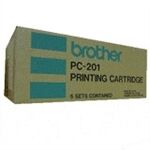 Brother PC-201 Cartucho y bobina negro