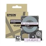 Epson LK-4UAS cinta gris sobre lila 12mm