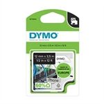 Dymo 16957 (S0718040) cinta nylon flexible negro sobre blanco 12mm