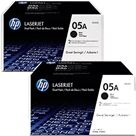 HP 05A (CE505AD) Pack 2 toners negros