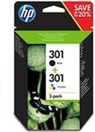 HP 301 Pack (N9J72AE) Cartucho tinta negro + color