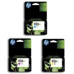 Pack Ahorro HP920XL 3 x tri-colores (SD532AE)