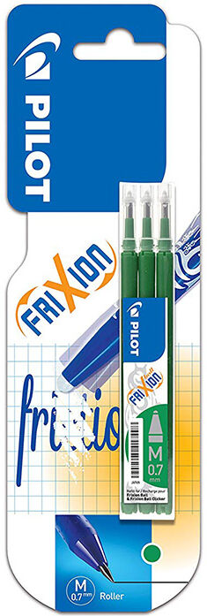 Pilot Recambio Bolígrafo  Frixion verde 3u