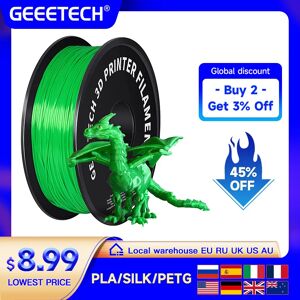 Geeetech – Filament pour impression 3d  consommable d'imprimante en PLA  soie PLA  diamètre précis