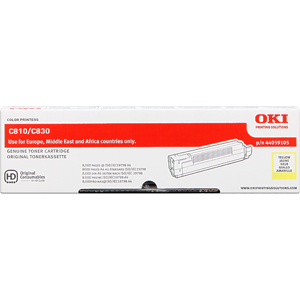 Oki C810/830 Toner Jaune Original 44059105