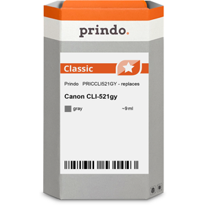 Prindo Classic Cartouche d'encre Gris Original PRICCLI521GY