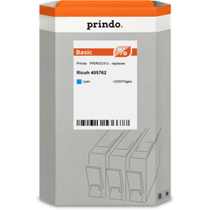 Prindo Basic Cartouche de Gel  Cyan Original PRIRGC41c