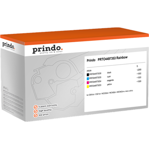 Prindo Classic Rainbow Value Pack Noir(e) / Cyan / Magenta / Jaune Original PRTO4497353