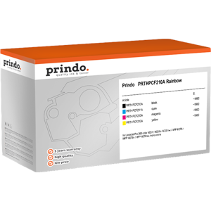 Prindo Classic Rainbow Value Pack Noir(e) / Cyan / Magenta / Jaune Original PRTHPCF210A