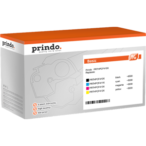 Prindo Basic Rainbow Value Pack Noir(e) / Cyan / Magenta / Jaune Original PRTHPCF410X