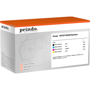 Prindo Classic Rainbow Value Pack Noir(e) / Cyan / Magenta / Jaune Original PRTKYTK5240