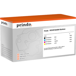 Prindo Classic Rainbow Value Pack Noir(e) / Cyan / Magenta / Jaune Original PRTHPCE400A
