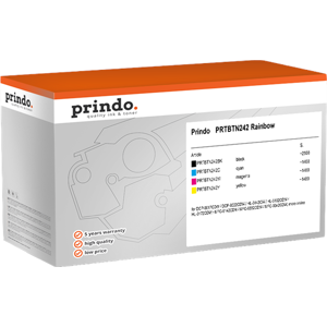 Prindo Classic Rainbow Value Pack Noir(e) / Cyan / Magenta / Jaune Original PRTBTN242