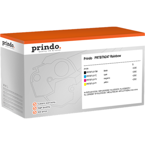 Prindo Classic Rainbow Value Pack Noir(e) / Cyan / Magenta / Jaune Original PRTBTN247