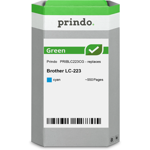 Prindo Green Cartouche d'encre Cyan Original PRIBLC223CG