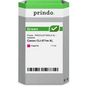 Prindo Green XL Cartouche d'encre Magenta Original PRICCLI571MXLG