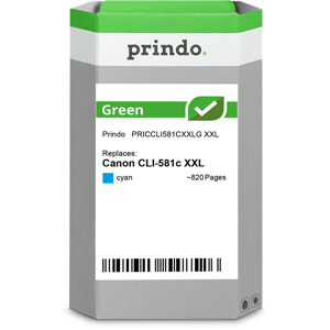 Prindo Green XXL Cartouche d'encre Cyan Original PRICCLI581CXXLG