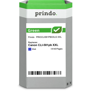 Prindo Green XXL Cartouche dencre Bleu Original PRICCLI581PBXXLG