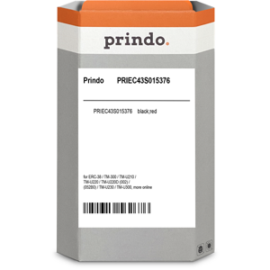 Prindo PRIEC43S015376 Ruban encreur Noir(e) / Rouge Original ERC-38BR - Publicité