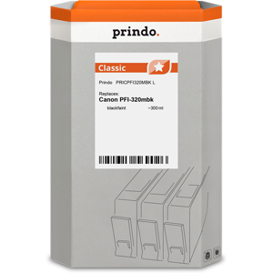 Prindo Classic L Cartouche d'encre Noir (Matt) Original PRICPFI320MBK