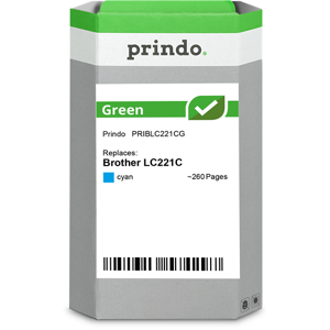 Prindo Green Cartouche d'encre Cyan Original PRIBLC221CG