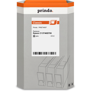 Prindo Classic Cartouche d'encre Gris Original PRIET46S7