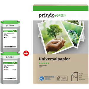 Prindo Green XL Value Pack Noir(e) / Plusieurs couleurs Original PRSHP3YN10AEG MCVP