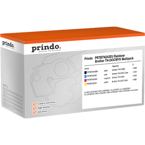 Prindo  Value Pack Noir(e) / Cyan / Magenta / Jaune Original PRTBTN243EU Rainbow